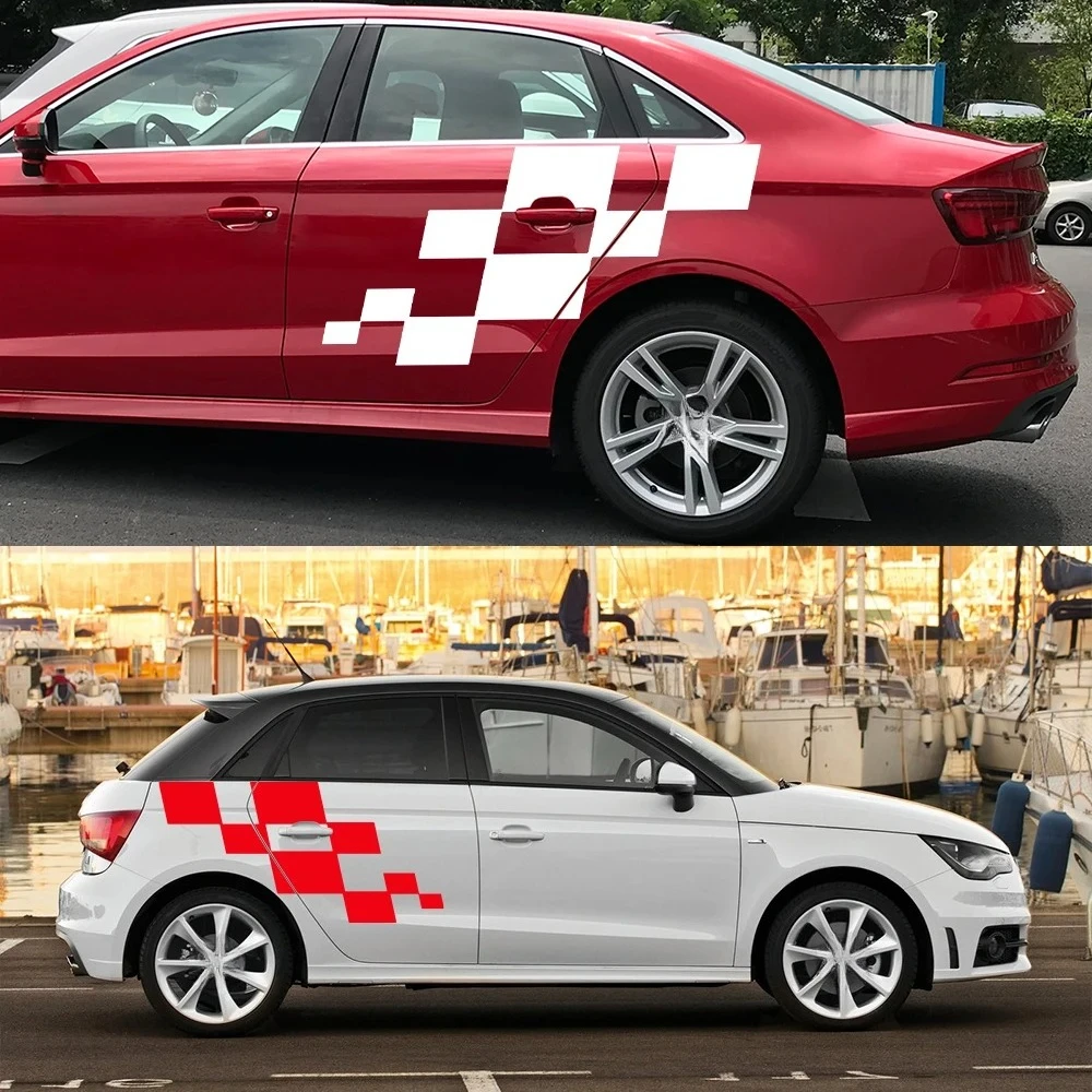 

Для Audi A1 8X GB GBA 8XF Ego Plus Urban TFSI E-Tron: виниловые наклейки на двери автомобиля, графика для обеих сторон кузова, декоративные аксессуары
