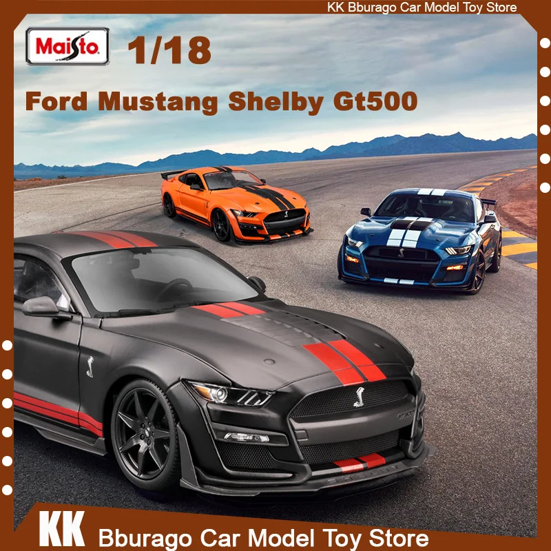 

Maisto 1:18 2020 Ford Mustang Shelby Gt500 Sports Car Diecast Model Edition Alloy Luxury Vehicle Toy Ford Simulation Car Gift