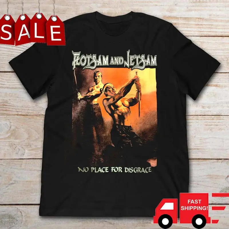

Футболка Flotsam And Jetsam No Place For Disgrace, черная, S 5Xl