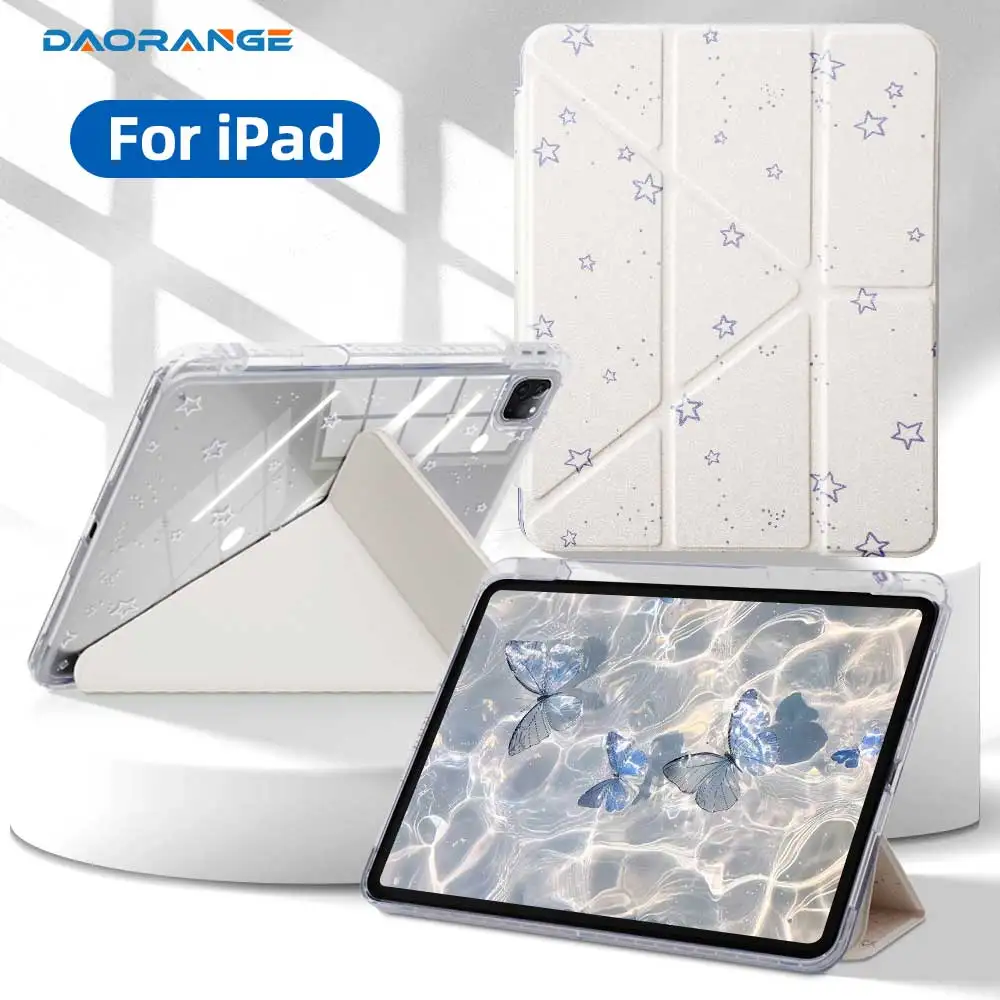 

Y Fold Magnetic Case For iPad A16 2025 Air 5 Air4 iPad Air11 13 M3 M2 2024 Pro11 13 12.9 10th 9th 8th 6th 5th 10.9 10.5 10.2 9.7