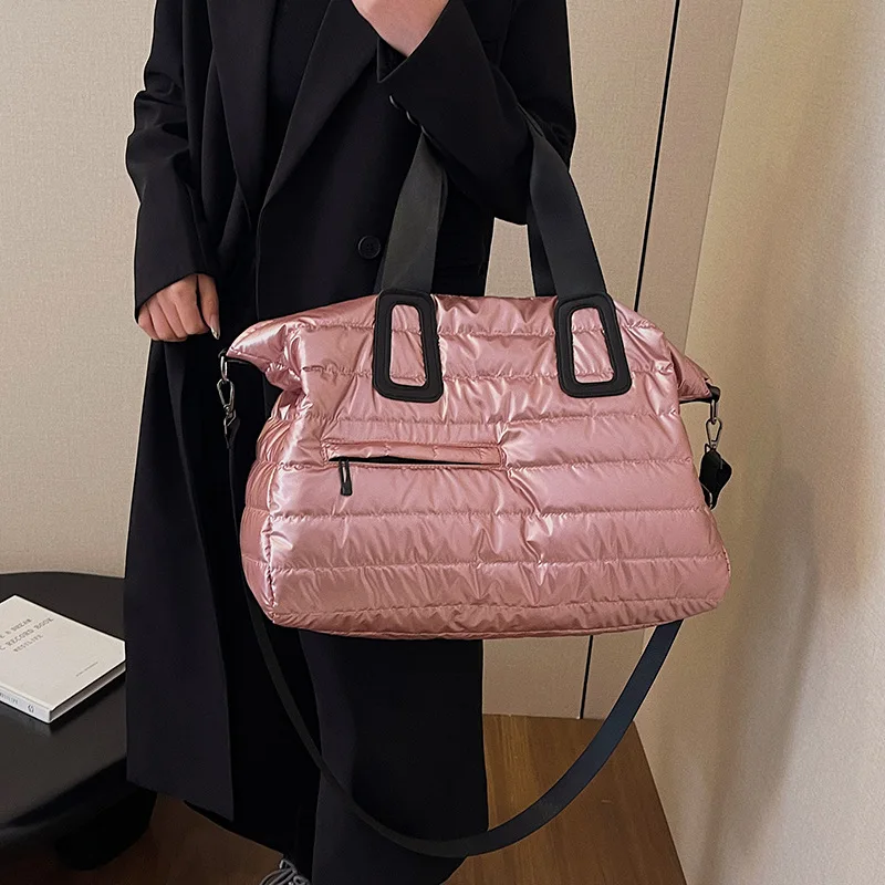 Women's Fitness Bag - Sports Bag, Waterproof for Swimming Yoga Handheld & Shoulder Strap Travel Luggage Bag with Large Capacity