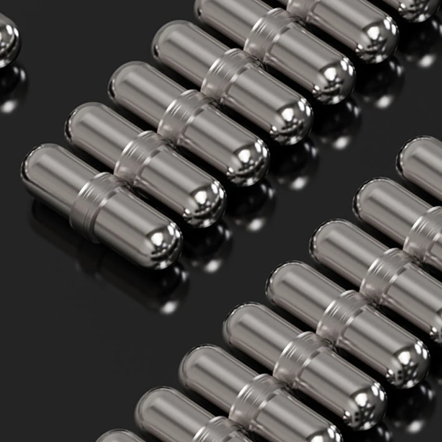 شريط تحريك مغناطيسي 316 من الفولاذ المقاوم للصدأ شريط تحريك مغناطيسي صامت ذاتي التوازن قضيب تحريك مقاومة درجات الحرارة العالية للاستخدام المنزلي