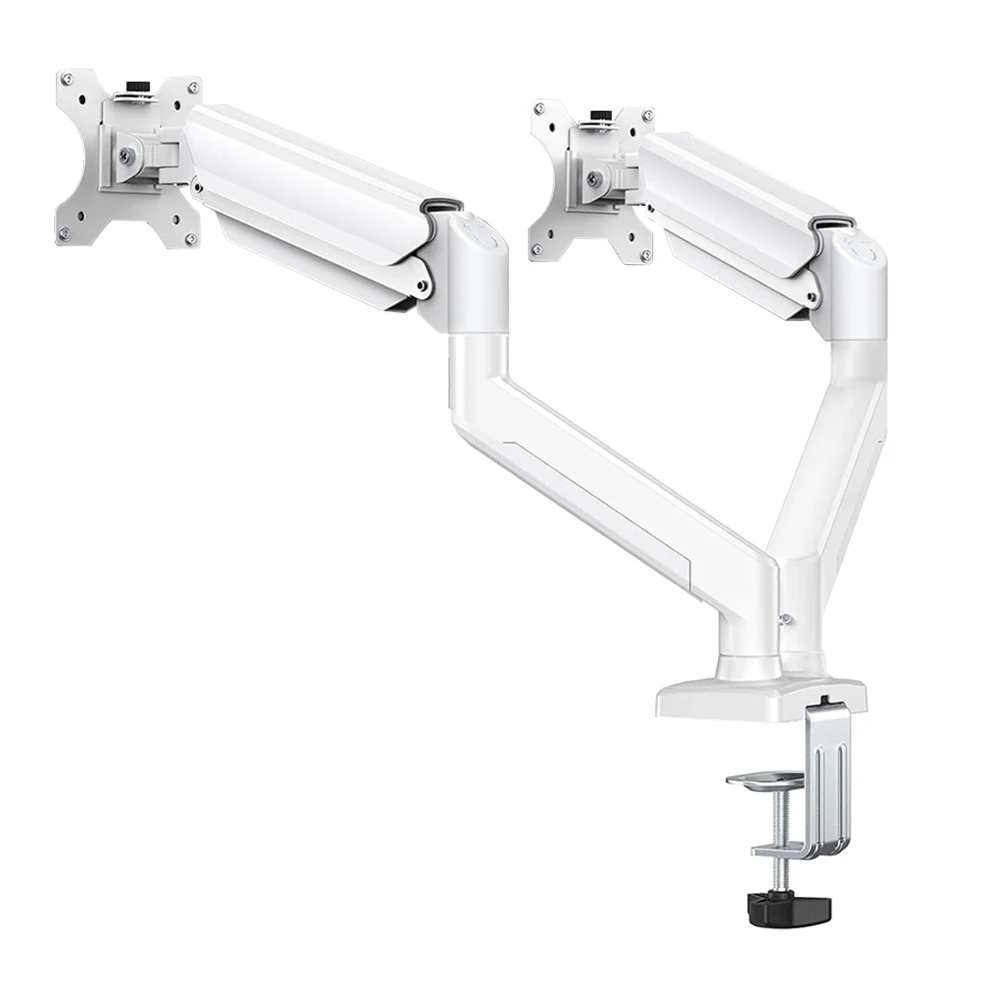 듀얼 모니터 스탠드 완전 조절 가능 확장형 디스플레이 브래킷 모니터 암 데스크 마운트 13~32인치 컴퓨터 화면용