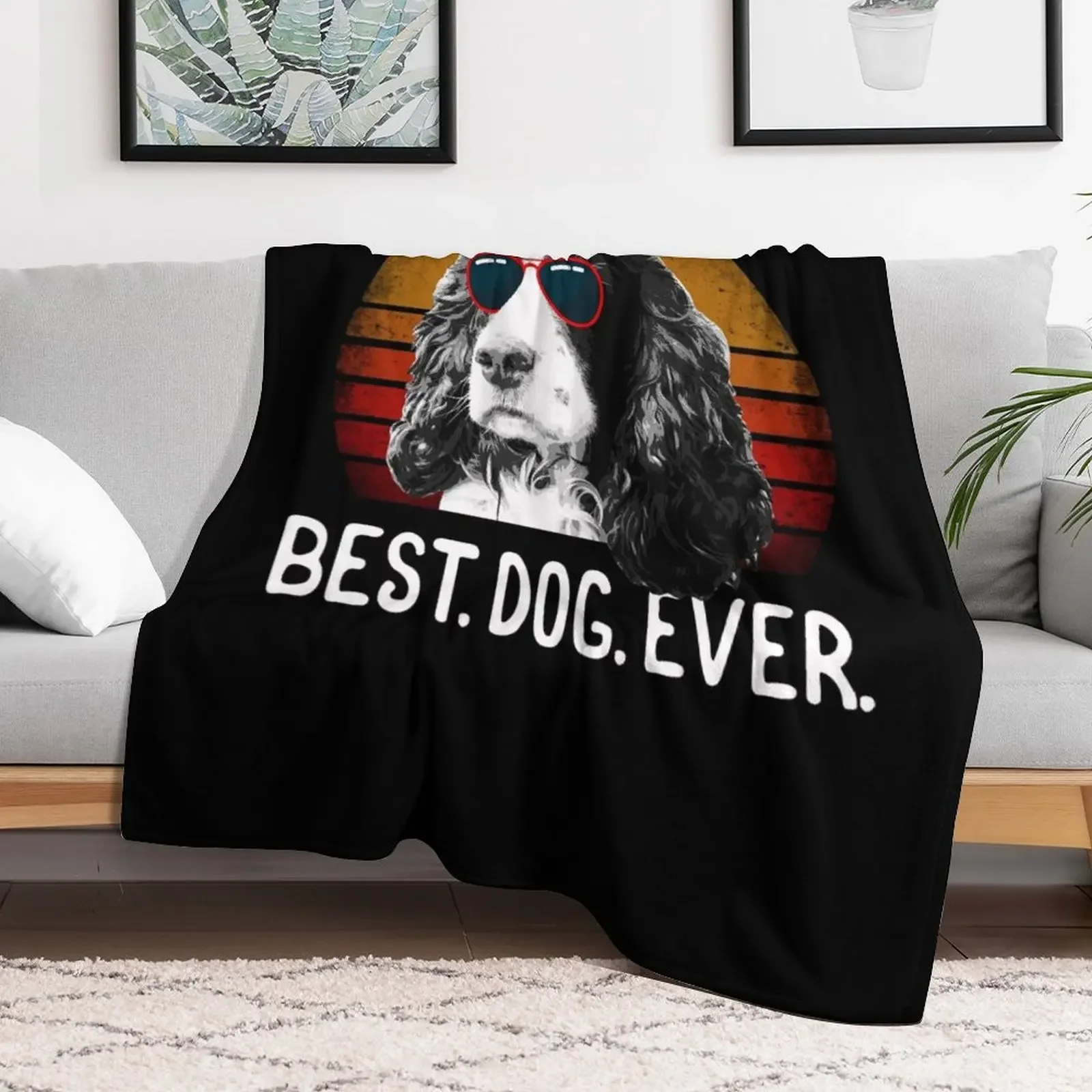 English Springer Spaniel Throw Blanket Sofa Throw Thermal Blankets