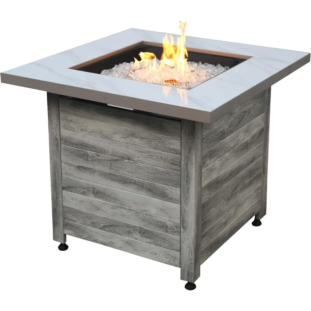 

, The Chesapeake 30" Propane Gas Outdoor Fire Pit Table - GAD15274SP