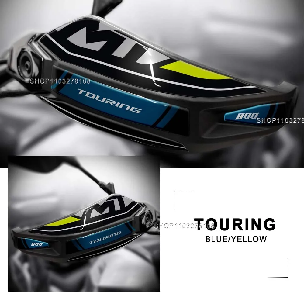 For CFMoto 800MT Touring/Sport/Explore/Limited Edition 2023 Motorcycle 3D Resin Handguard Decal Hand Guard Protection Sticker
