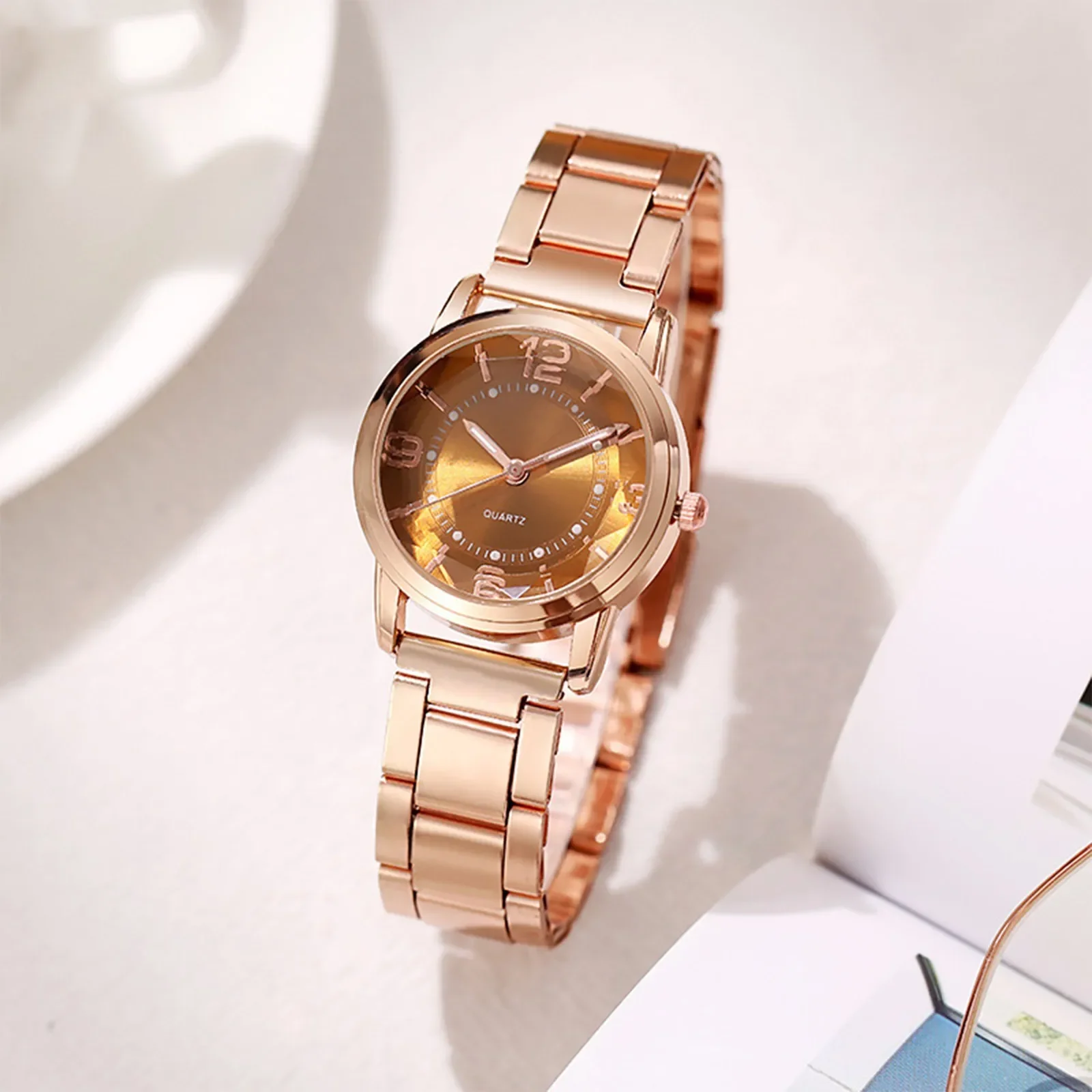 

2024 New Watch Women Luxury Casual Metal Belt Luminous Watches Simple Ladies Quartz Clock Wristwatches Reloj Mujer