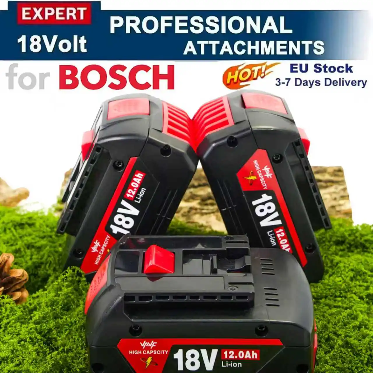 

Совершенно новый для аккумулятора Bosch 18 В 12,0 Ач, для аккумулятора bosch 12.0 Ач, сменный BAT609 ️ 100% новая перезаряжаемая литий-ионная батарея для инструментов