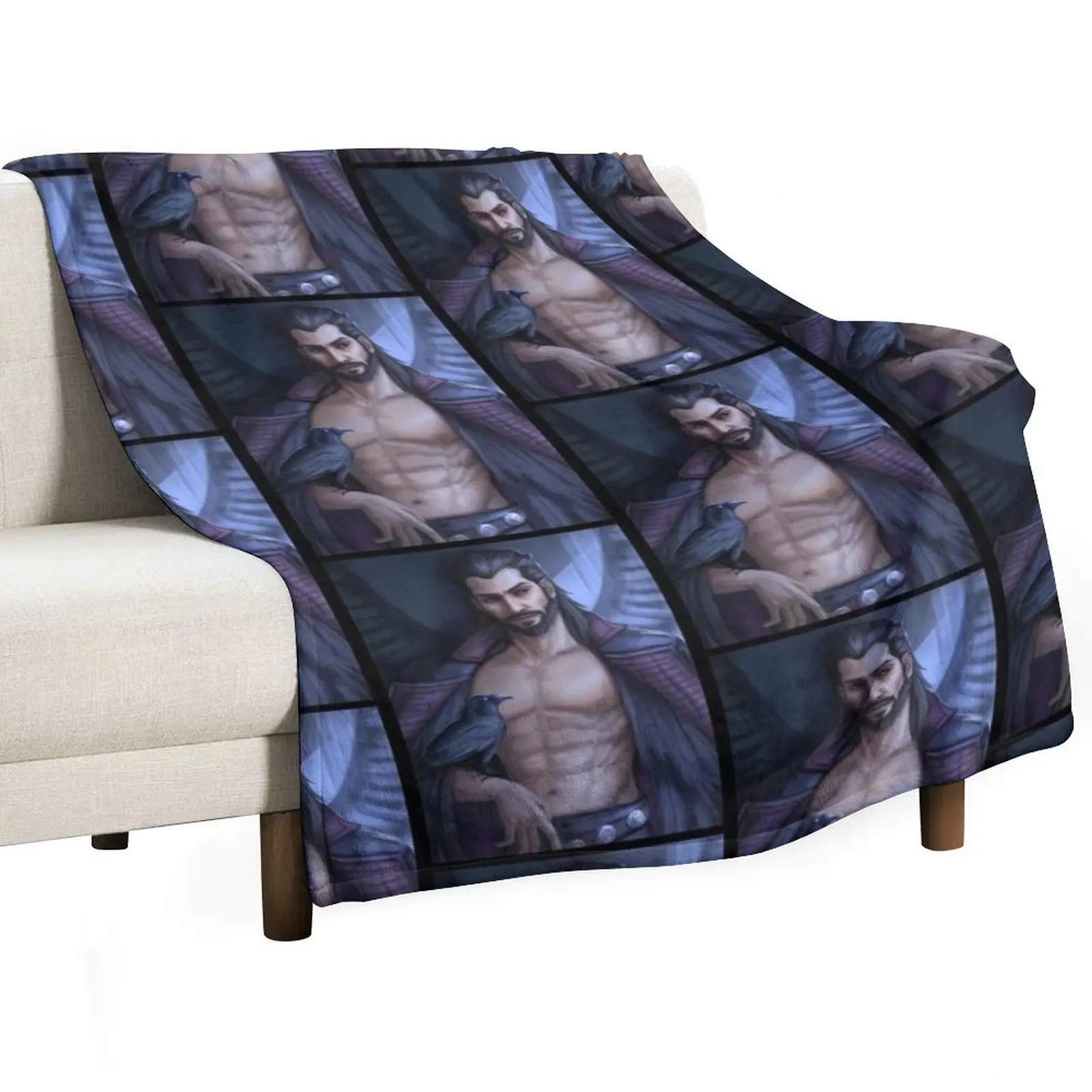 

Lucanis Dellamorte Art Throw Blanket Shaggy Sofa Quilt Thermals For Travel warm winter Blankets