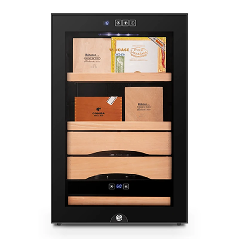 Commercial Cigar Humidor Refrigerator High Quality Smart Digital Electric Cigar Humidor Cabinet