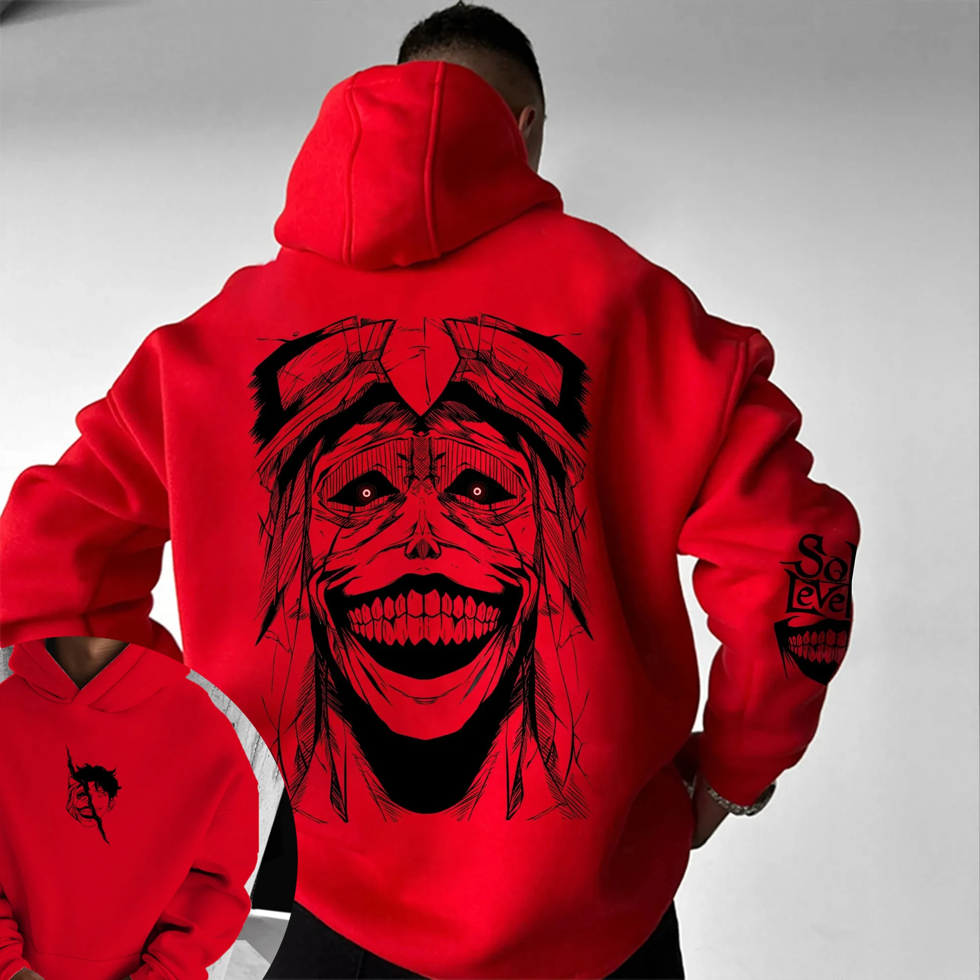 

Solo Leveling Animation Derivatives Мужская и женская летняя модная футболка оверсайз、 Толстовка с капюшоном、Шорты и спортивные штаны Популярные