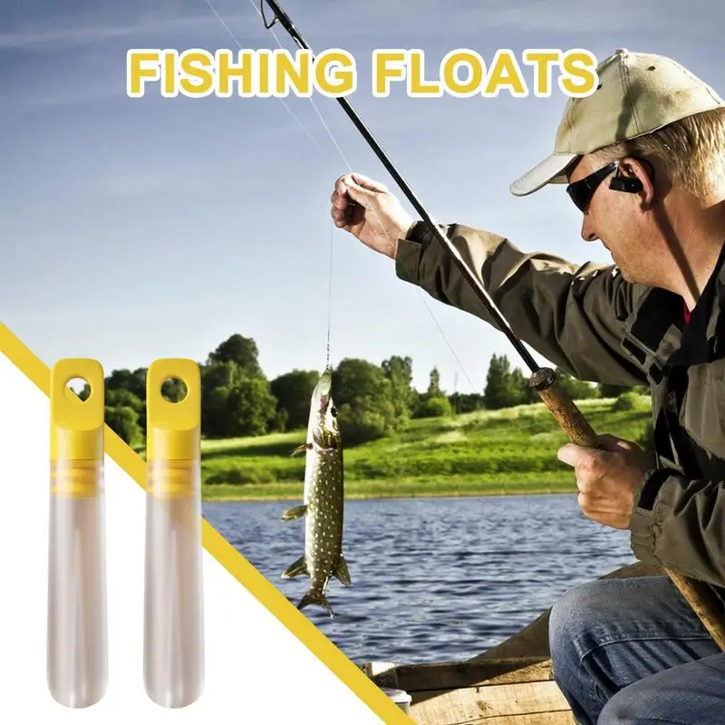 Fishing Floats and Bobbers Slip Bobbers Trout Floats 20 pcs Clear Slip Float Fishing Float Set Silicone Buoy Floats for Crappie