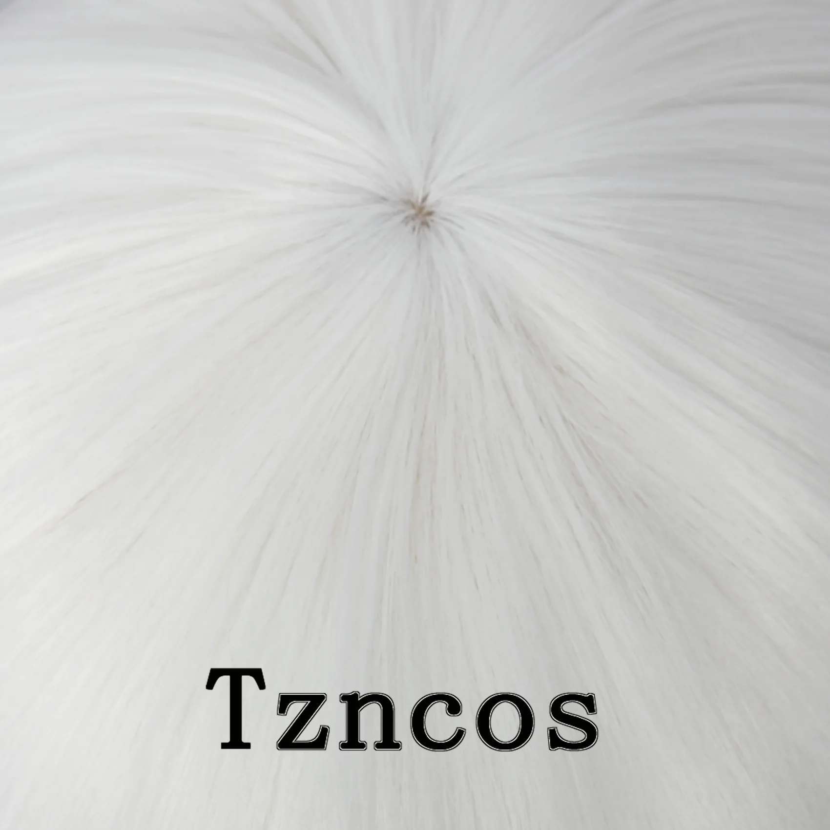 Tzncos المرأة رقيق أبيض قصير بوب شعر مستعار تنفس روز صافي غطاء ألياف صناعية مقاومة للحرارة للعب دور الهالوين #6