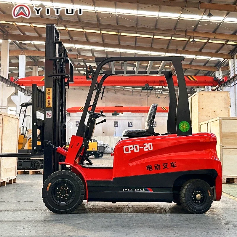 

Customized 2ton Electric Forklift Port Logistics Loading Hydraulic Lifter High Capacity Electric Forklift Raised To 3.5 Meters