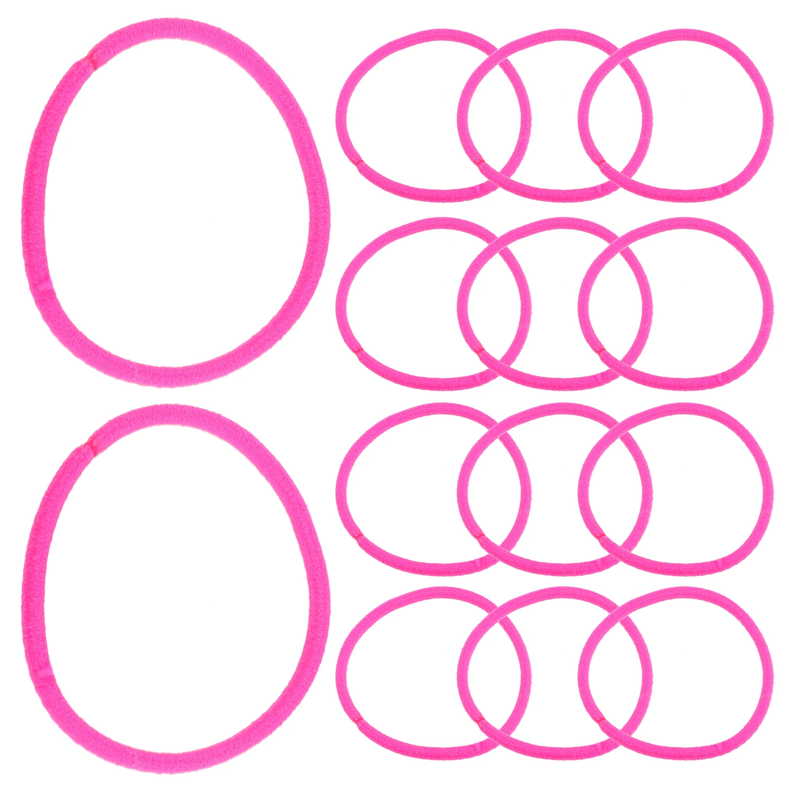 

50Pcs Hair Ties High Elasticity Metal Free Ponytail Holders for All Hair Types Long Short Curly Workout Safe Kids Adults