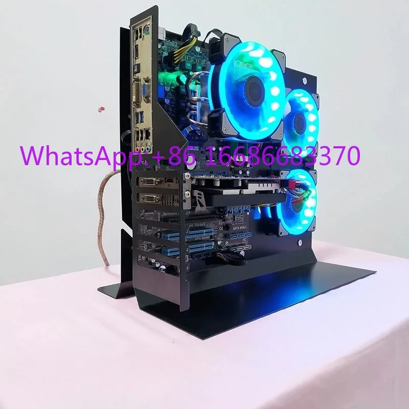 Chassis desktop computer host water-cooled and air-cooled f-rame