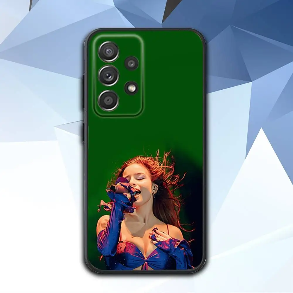 E-Emilia mp3 Singer Mernes Phone Case For Samsung S 25,24,23,22,30,21,10,9,Ultra,Plus,Lite,FE,4,5 G Soft Black Case