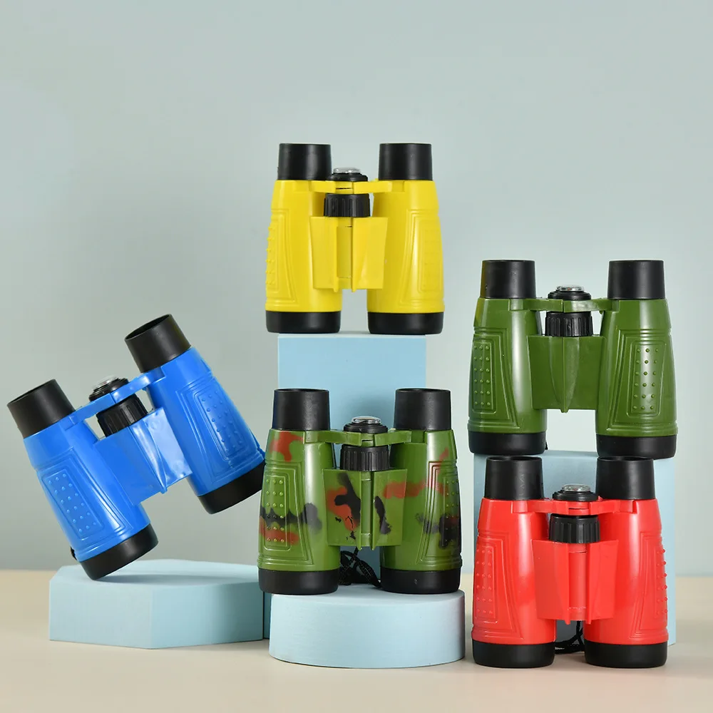 1 pc 6x30 kids binocular! Lightweight shockproof, multiple colors, perfect outdoor exploring toy & lovely gift for children!
