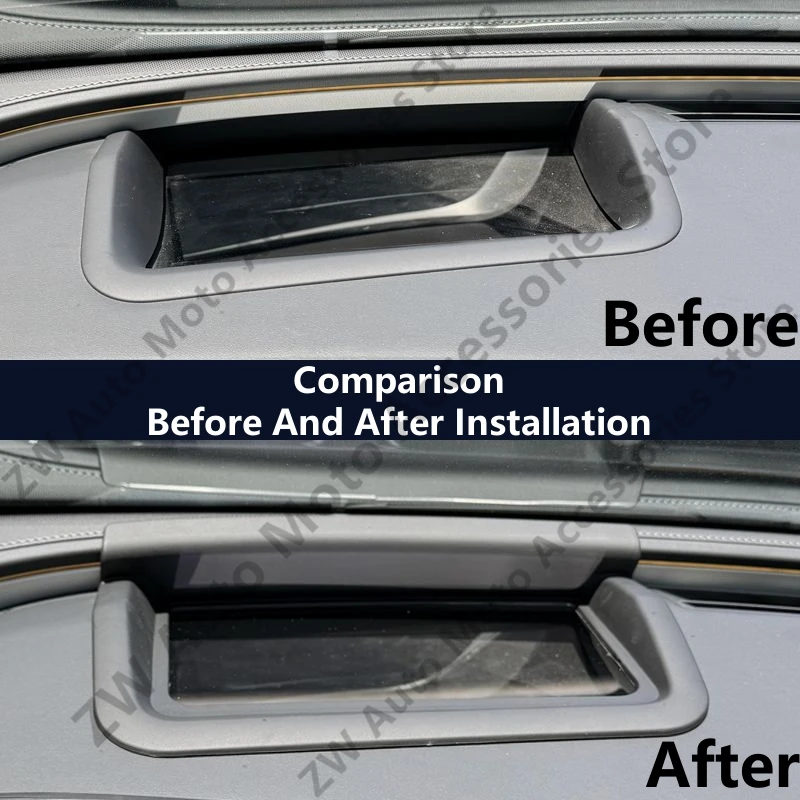 For MERCEDES-BENZ CLASSE E 24-25 HUD Protective Frame,Instrument Panel Interior Decoration Automotive Accessories Refit