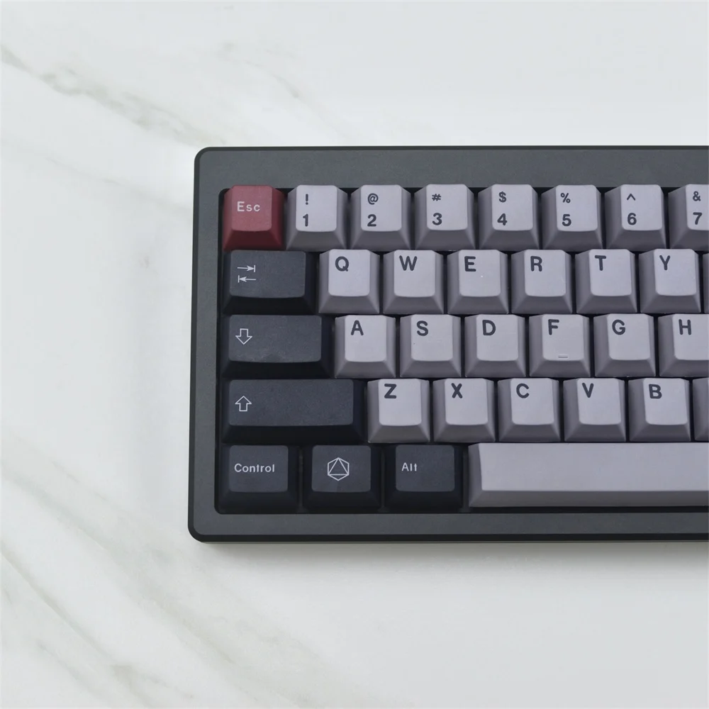Conjunto de teclas de mercúrio com 129 teclas, teclas de perfil cereja, sublimação de tinta, pbt, para teclado mecânico mx, jogos, escritório