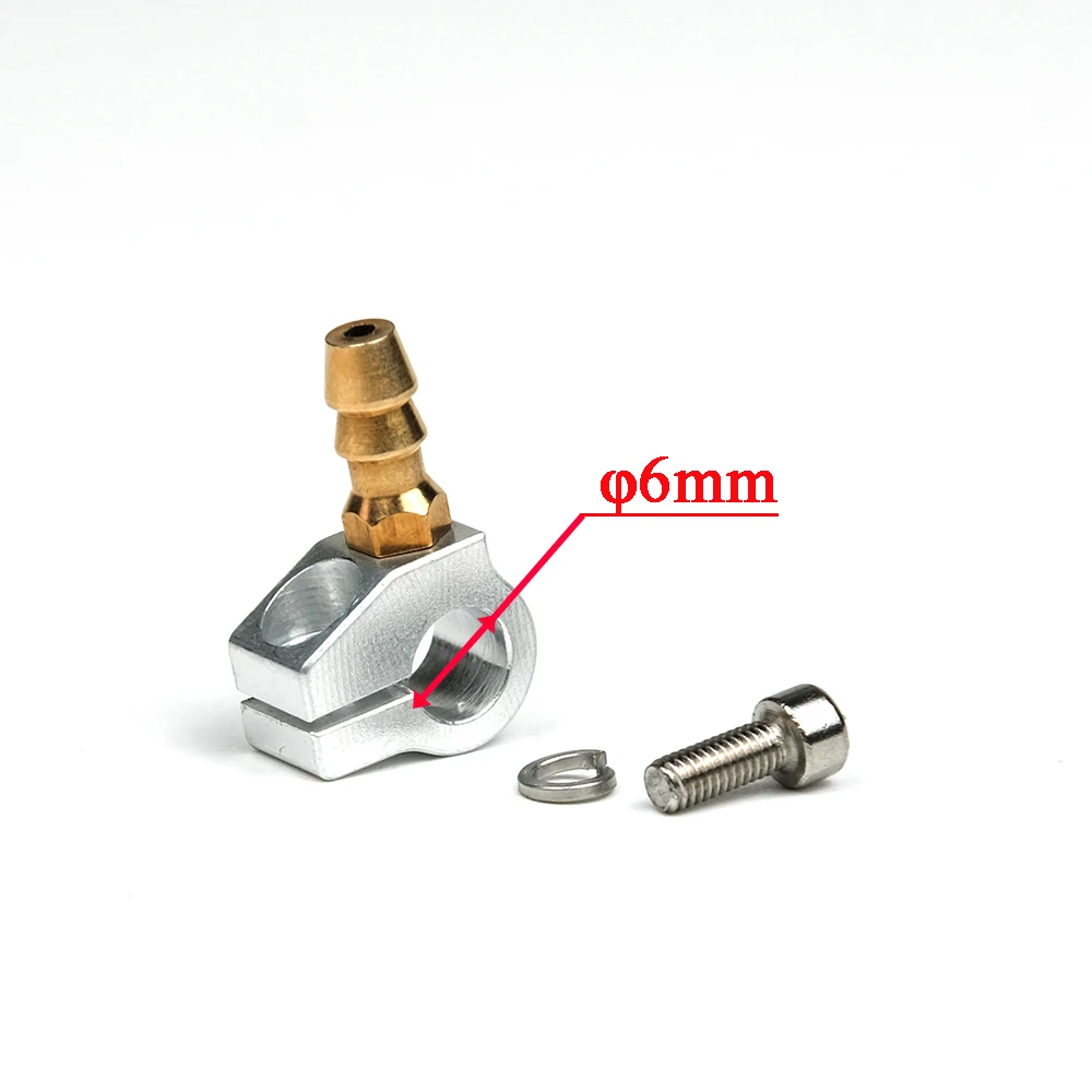 RC Boat 6/7/8/9mm Brass Tub Drive Shaft Refuel Nozzle Oil Fuel Lubricating Clip Clamps For 4mm/4.76mm/6.35mm Flexible Parts