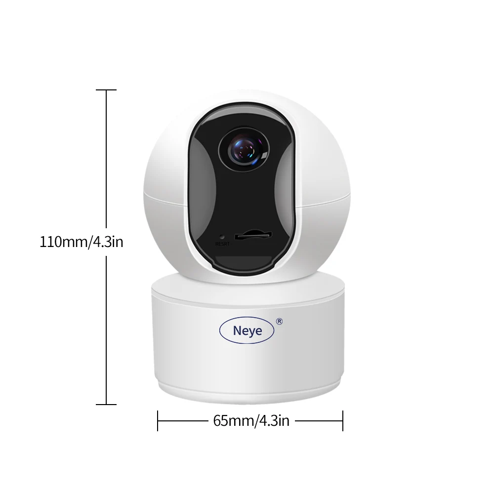 N_eye IP-camera 8MP 4K Home Security Camera wifi-camera met IR Nachtzicht Audio Monitor IP-camera