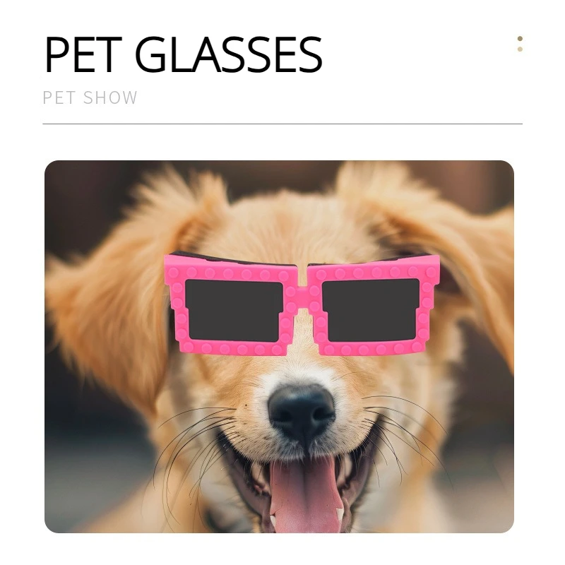 Universal Pet Sunglasses for Dogs And Cats Anti-UV Wind And Sand Proof HD Lens Outdoor Protective Eyewear Pet Accessories