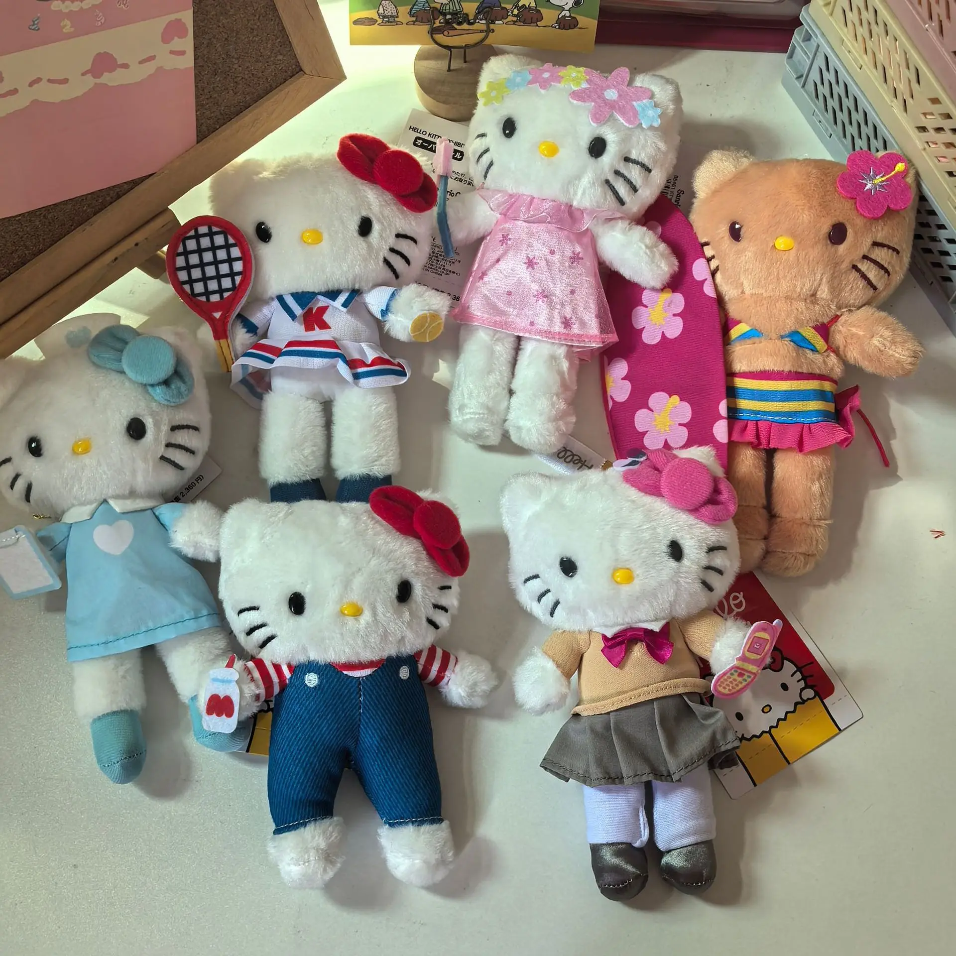 

Hello Kitty с леопардовым принтом, длинные ноги, плюшевая кукла, брелок Kawaii, черная кожа, Kt Cat, пушистая мягкая игрушка, кулон, подарок на день рождения