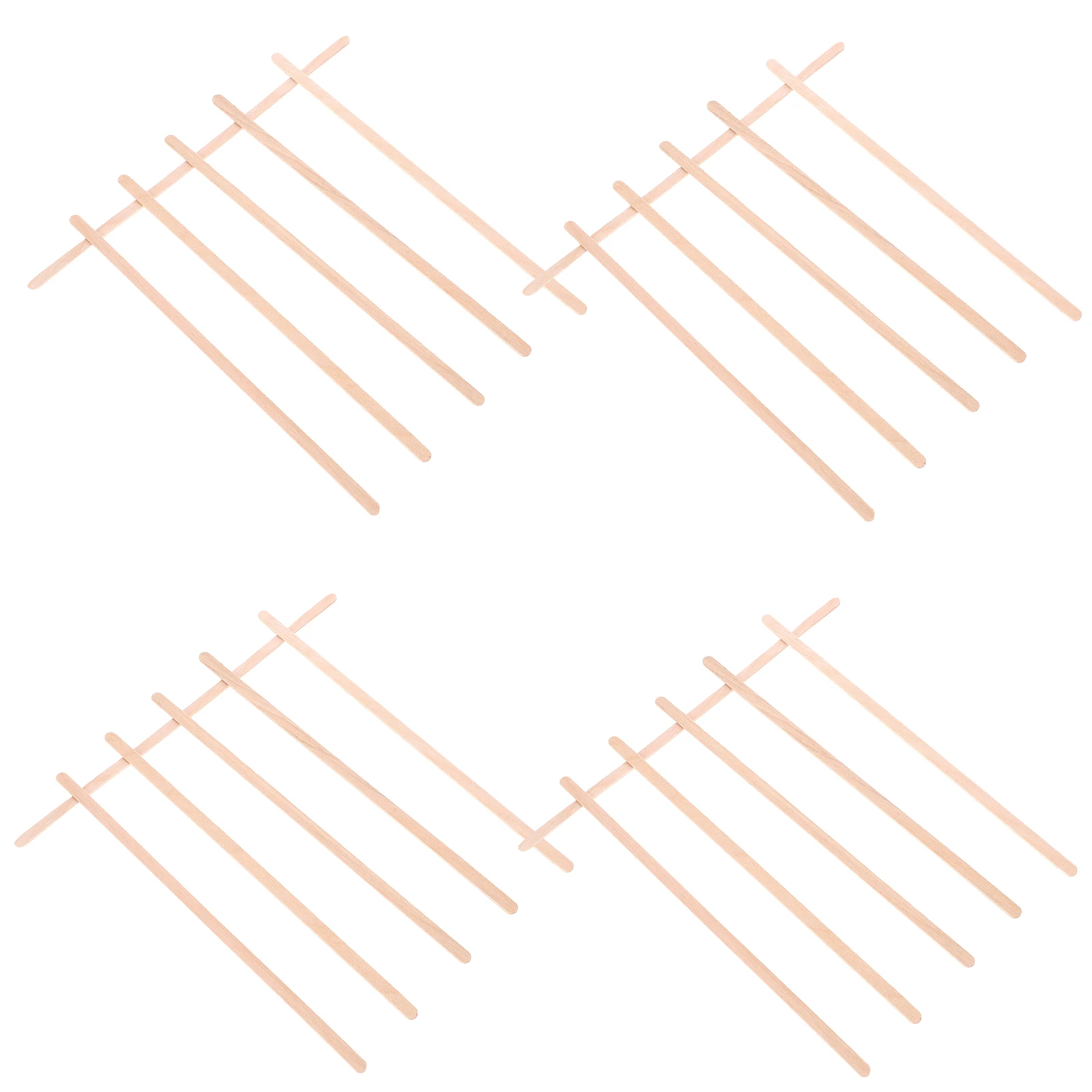 

150 Pcs Wood Coffee Stirrer 19cm Cocktail Sticks Reusable Juice Swizzle Mixing Drink Party Bar Accessories