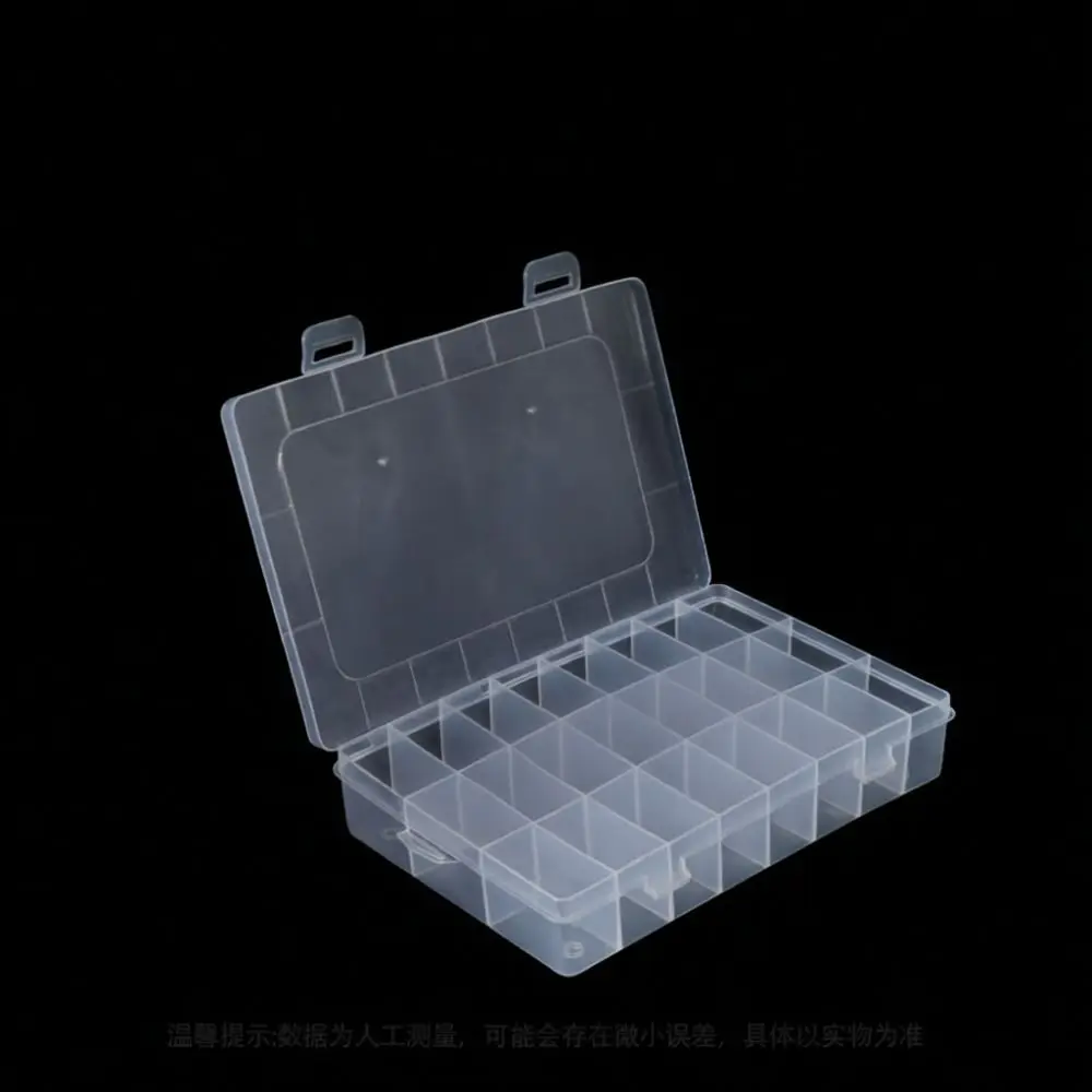 Durable Transparent Organizer Container With Lids For Electronic Components Craft Supplies Jewelry Beads Hardware Storage Box