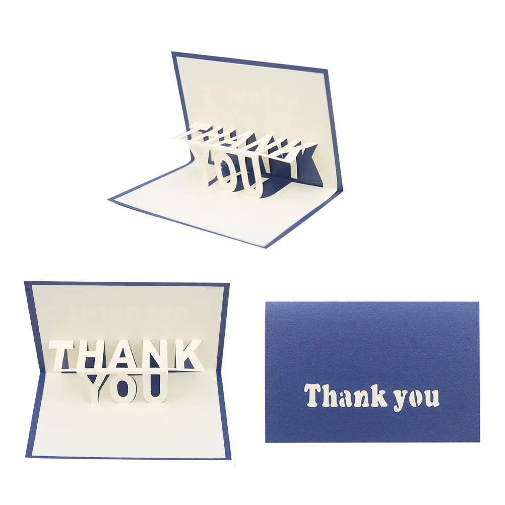 

3D Thank You Cards for Mom Unique Greeting Mothers Day Card 3D Vision Effect Premium Paper Exquisite Craftsmanship Suitable