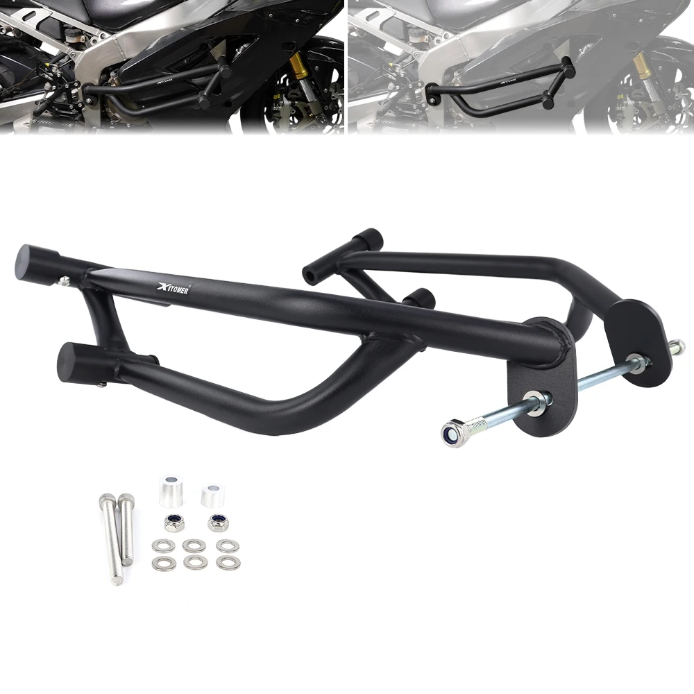 

Motorcycle Steel Stunt Cage Crash Cage Engine Guard Highway Bars Protector Race Rail ZX-6R ZX 6R ZX6R 636 2003-2004 For Kawasaki