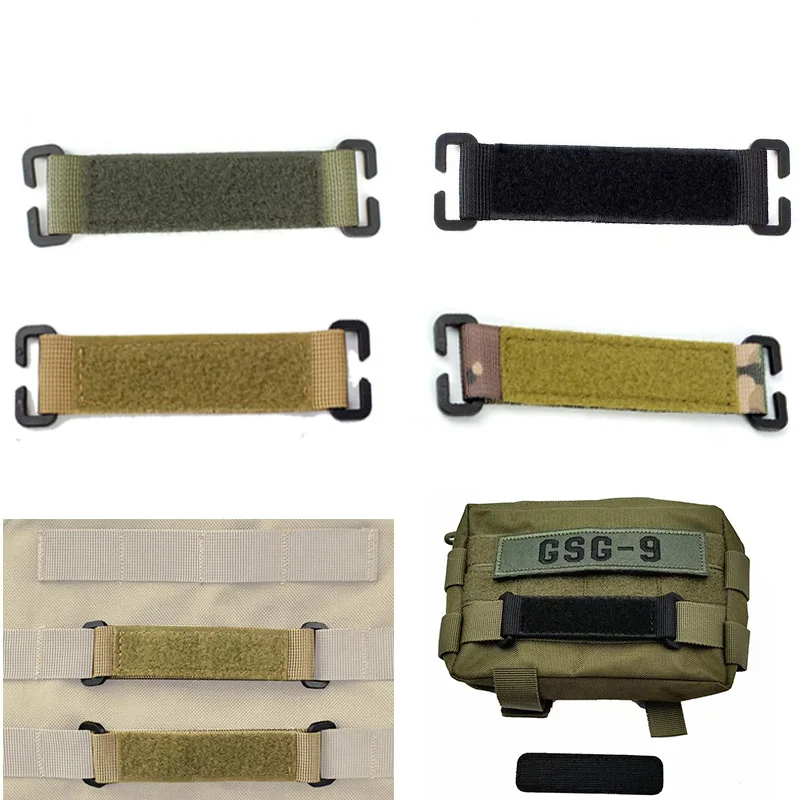 

Tactical Badge Pad Patches for Molle Vest Backpack Adhesive Tape Convenient Badge Pad Patches MOLLE System ID Tag Vest Gear