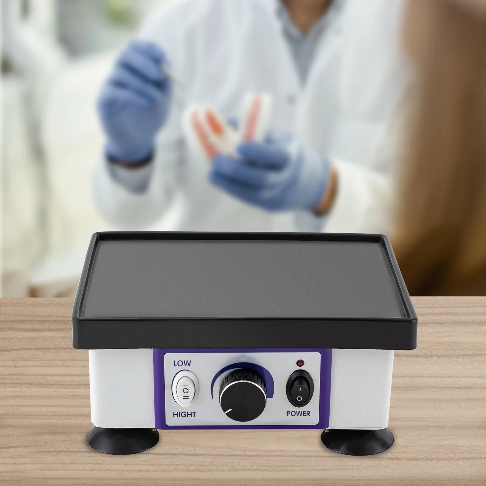 Lab Vibrator Square Quartet Vibrator Jg-203amodel Plaster Oscillator Gypsum Mixing Machine 110v/120w Lab Equipment Dental Clinic