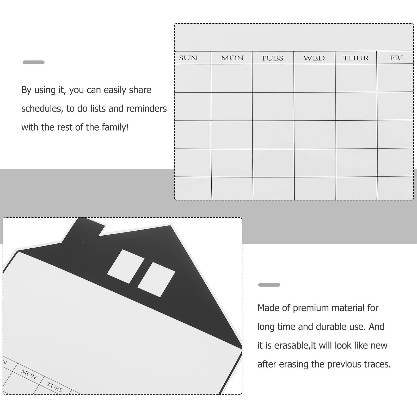 لوحة بيضاء للتخطيط المغناطيسي بحجم A3، منظم ملاحظات الثلاجة، سهل الالتصاق والإزالة، لوحة بيضاء للتخطيط المغناطيسي #1