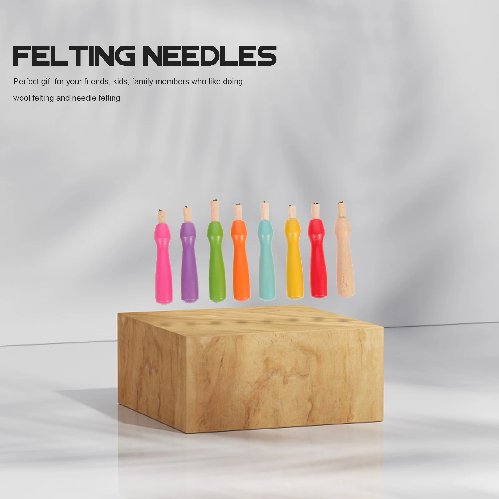 

8 pcs Stitch Punch Needle Craft Tool For Diy Knitting Needles Diy Wool Felting Supplies Needle Felting Tools Gift Set