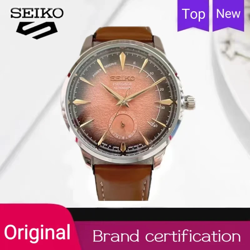 Original SEIKO Watch Exquisite Dial New Fashion Creative High Quality Luxurious Fine Leather Multifunctional Brand WristWatches