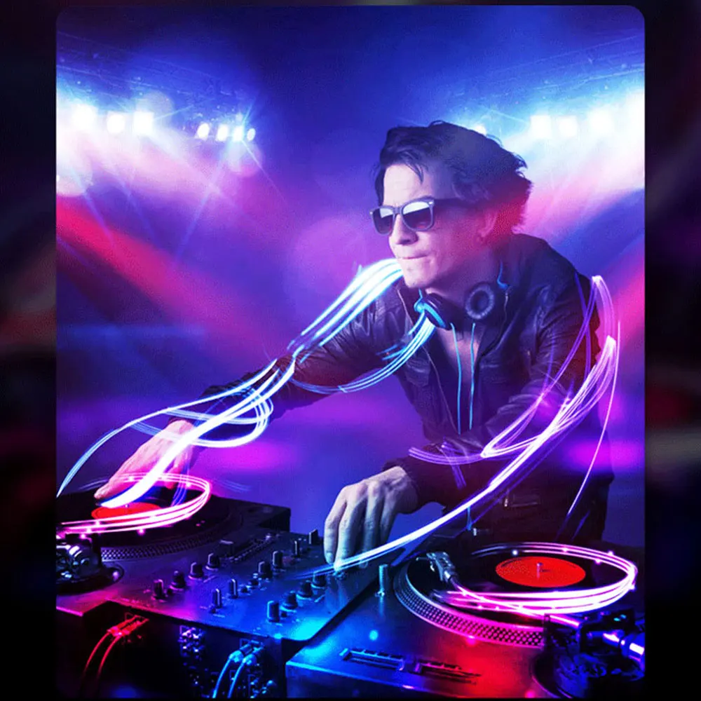 1.2W/2W double head full color animation laser light ktv bar dj voice control led stage equipment laser light