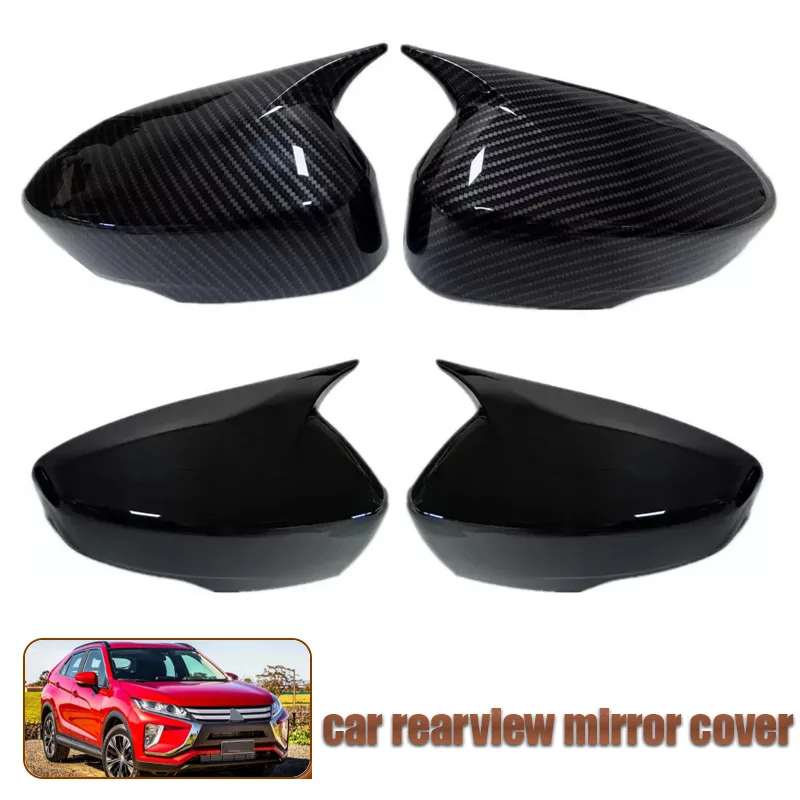 

For 18-21 Mitsubishi Eclipse Cross reverse mirror shell, horn shaped rearview mirror cover, and car exterior decoration pasting