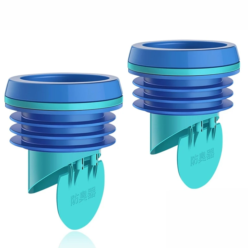 

AT44-2PC Восковые кольца для унитаза с предотвращающим обратным клапаном - толстое кольцо для восковой чаши подходит для сливных линий 3,4 дюйма, простая установка