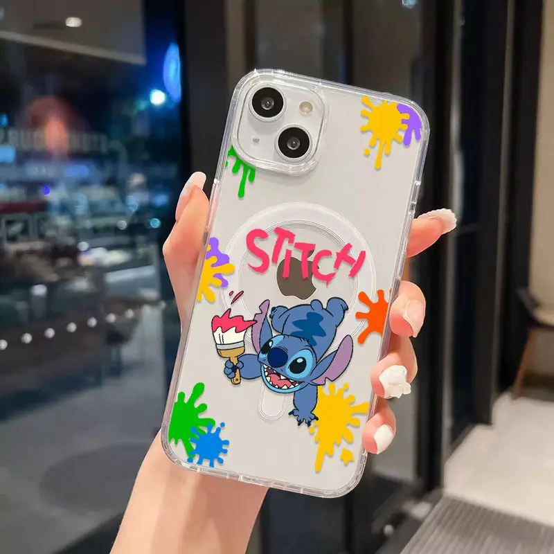 Magsafe – coque de téléphone magnétique avec points S, étui souple et transparent pour Samsung Galaxy S25 S24 S23 S22 S21 Edge Plus Ultra 5G