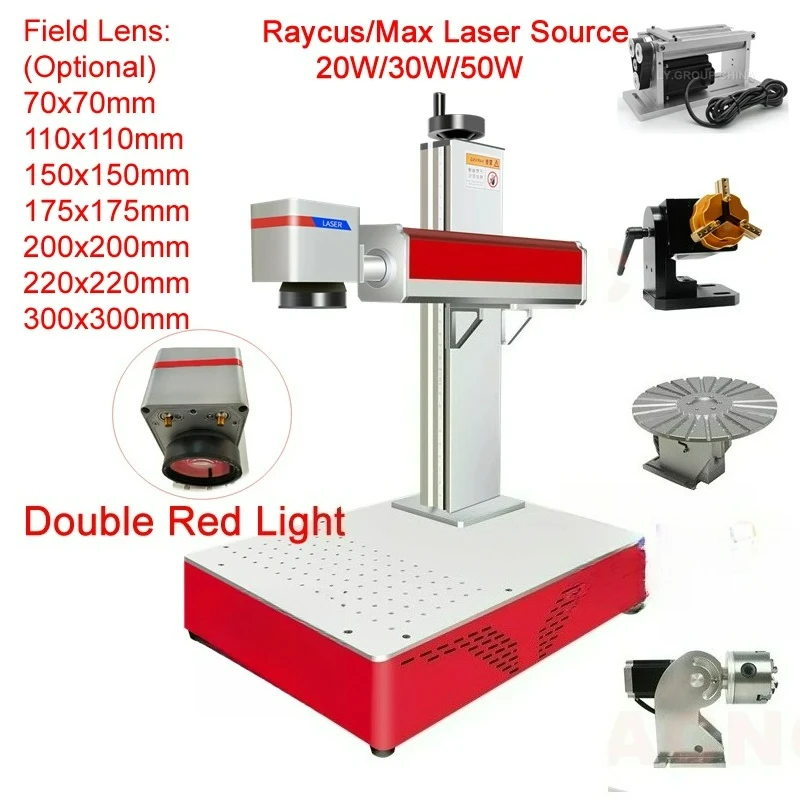 

Customizable 50W Fiber Laser Marking Machine 30W Laser Engraver Nameplate Engraving Metal Carving for PVC Plastic Stainle