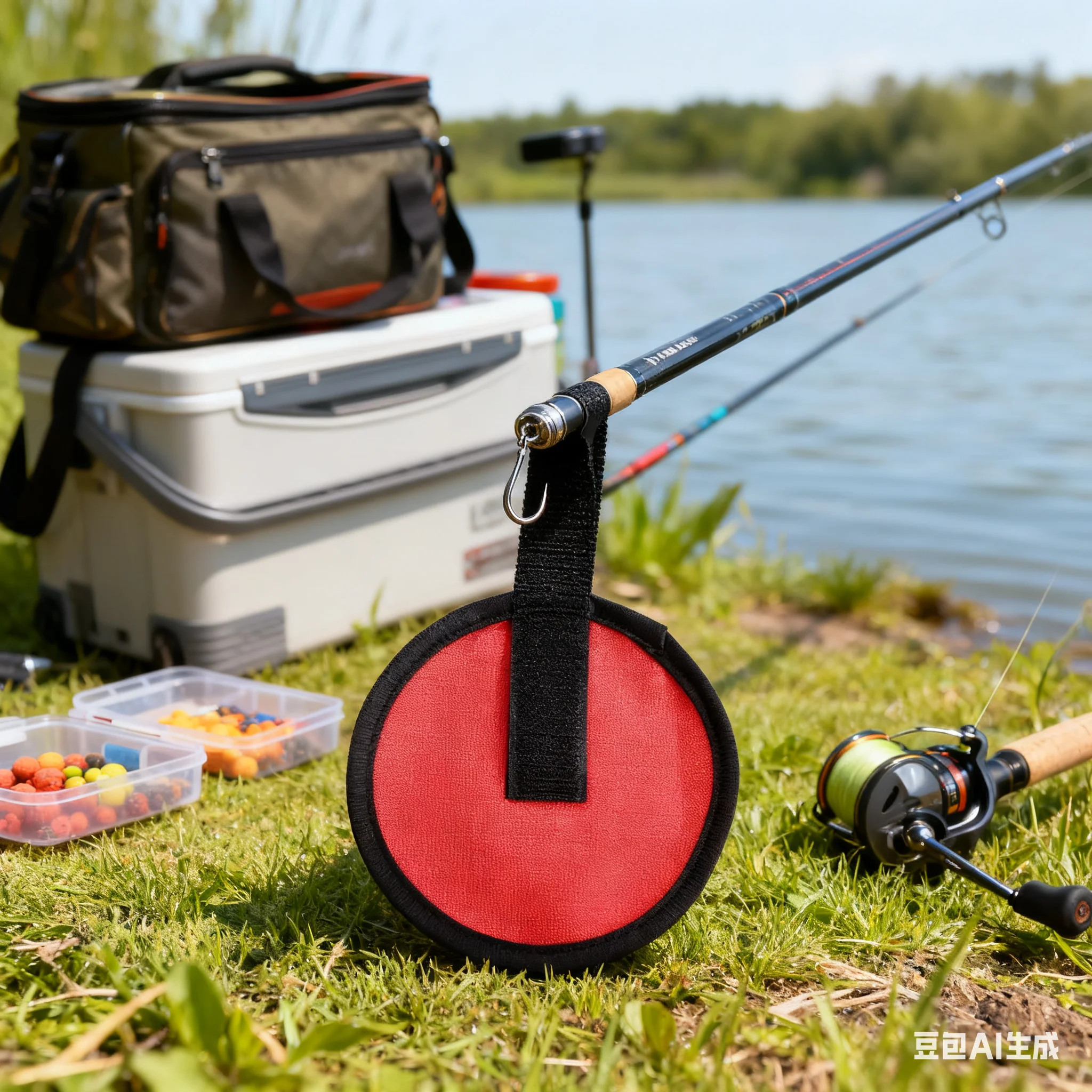 

-Hook-and-Loop Wrap Fishing Lure Covers -Bait Protectors & Hook Guards Along With Fishing Rod Gloves For All-Round Hook