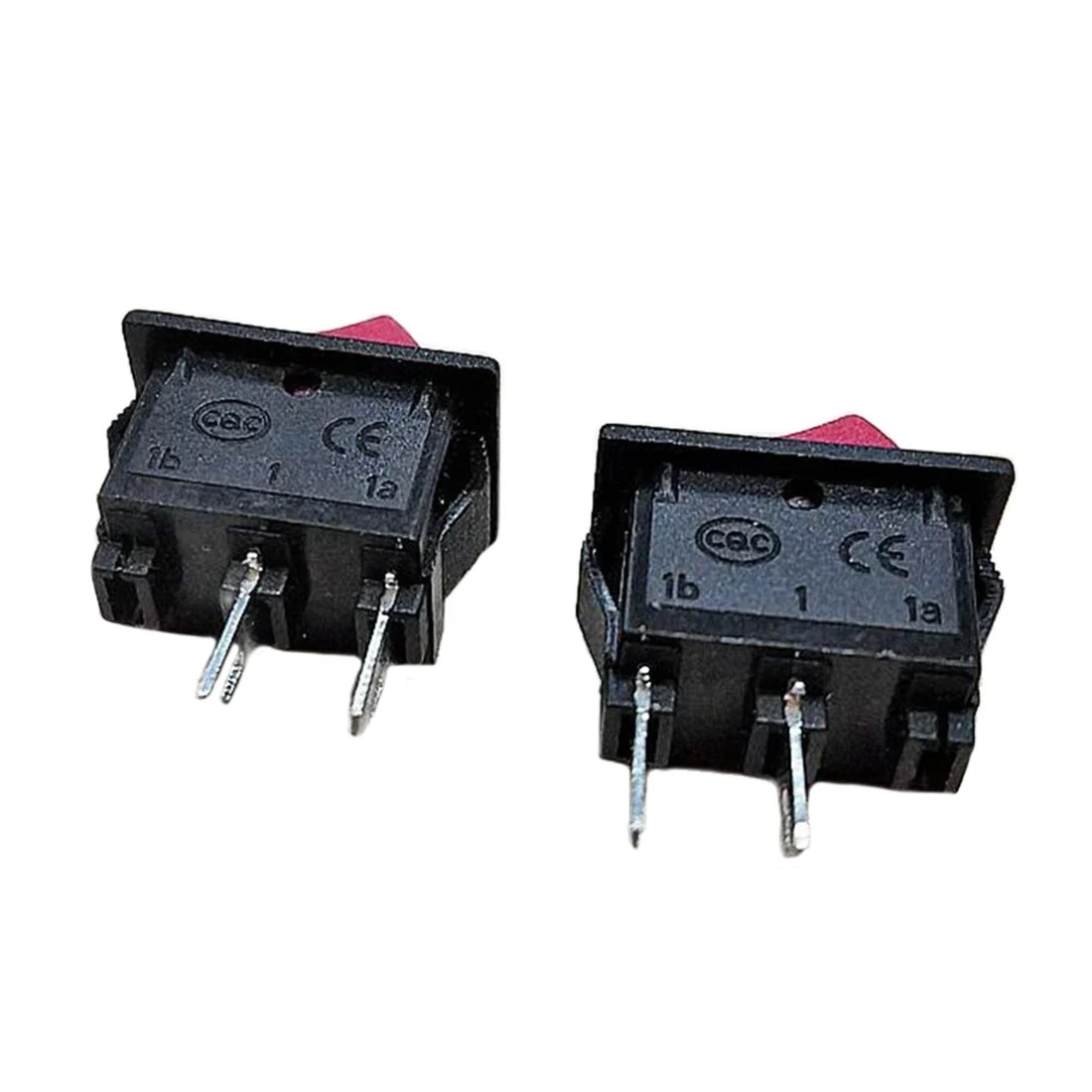 20pcs Mini Snap in Rocker Switch LED On-Off  Switches 2 Pins Red LED Light Rocker Button for Car Truck Wholesale Price
