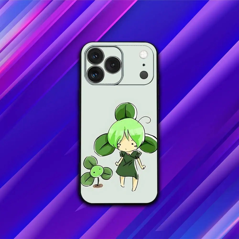 حافظة هاتف P-Plants Cute vs Z-Zombies لهاتف iPhone 17,16,15,14,13,12,11,Pro,Max,Plus,X,XS,SE4,E,Mini,Soft Black Case