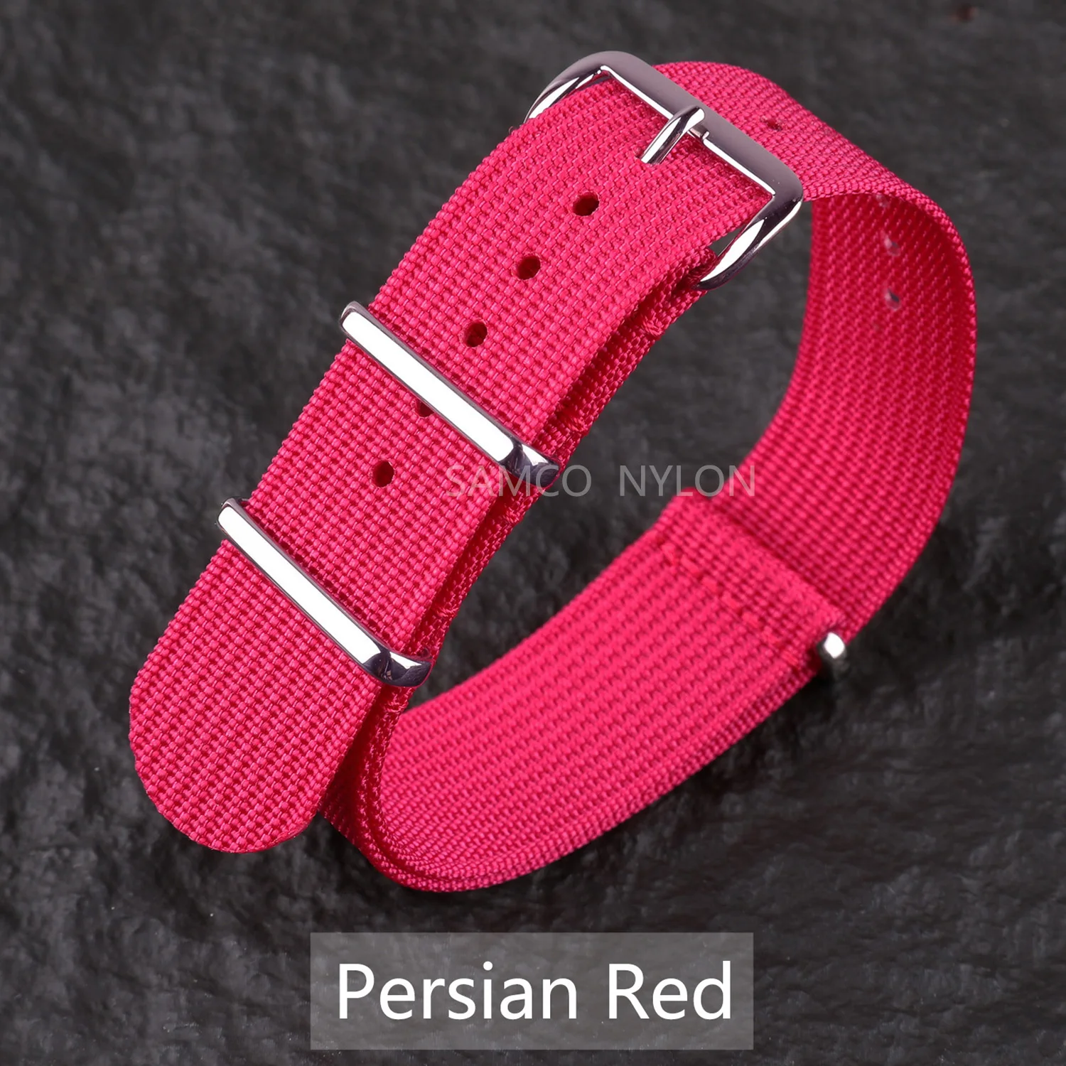 Geripptes Nylon-Uhrenarmband, 18 mm, 20 mm, 22 mm, bequeme Uhrenarmbänder, Schlaufe, militärisch, waschbar, für Herren-Uhrenarmbänder – Detail 26