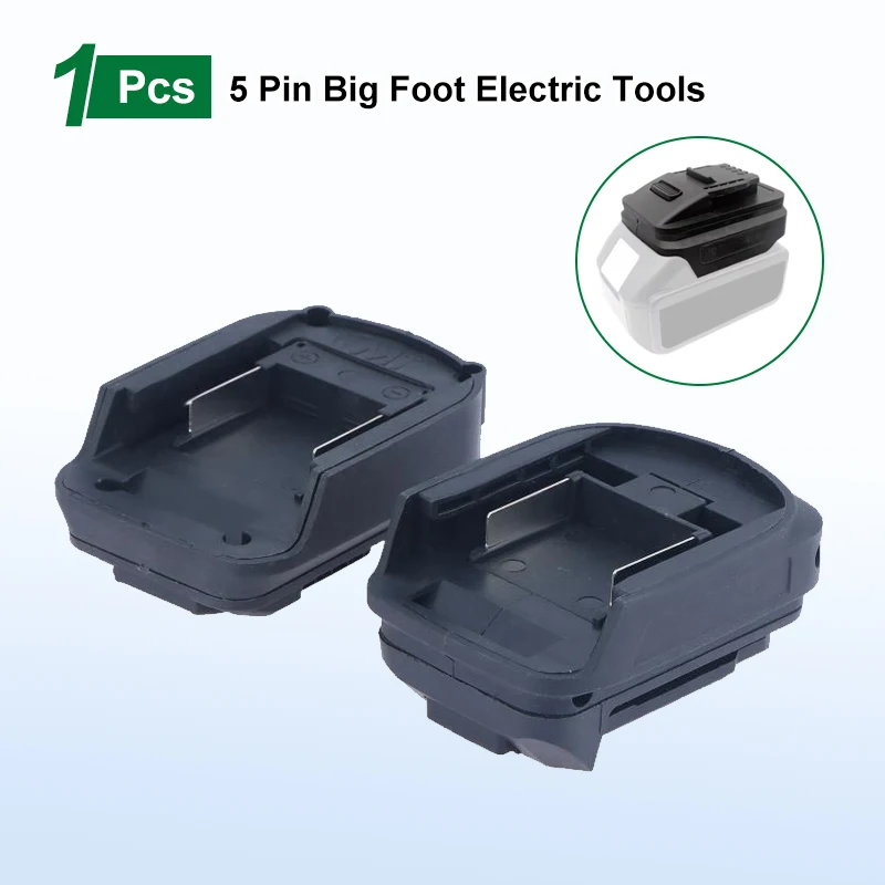 

For 18V Li-ion Battery For Worx 4 Pin Small Foot 5 Pin Big Foot Electric Tools WU173 WU279 Power Tools Adapter Converter