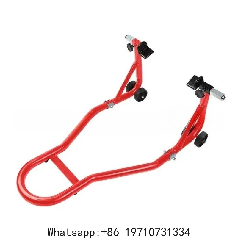 Thickened heavy machine motorcycle front and rear wheel lifting frame, new landing gear stationed frame lifting frame