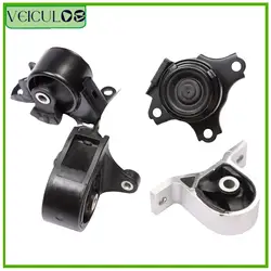 4pcs Engine Motor Mount Fits 2001 2002 2003 2004 2005 Honda Civic 1.7L A4511 A6588 A6591 A6595 Car Accessories Parts Replacement