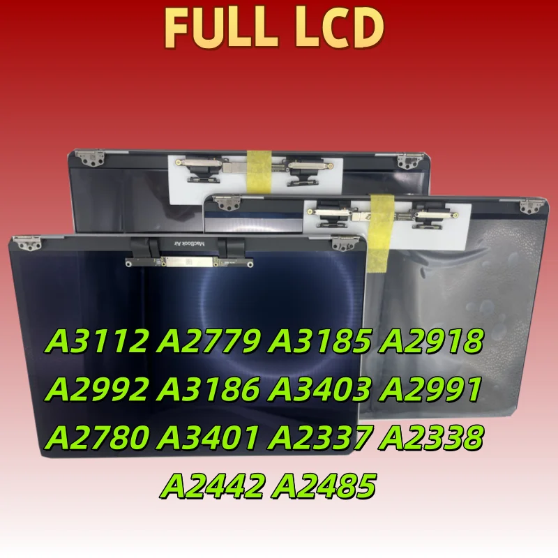 New LCD Screen Display Assembly Compatible with A2338 A2485 A2442 A2337 A3112 A2779 A3185 A2918 A2992 A3186 A3403 A2780